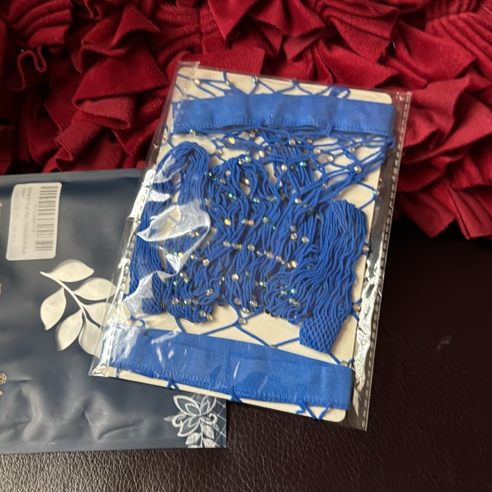Brand new women sexy thigh high pantyhose in blue new with tag